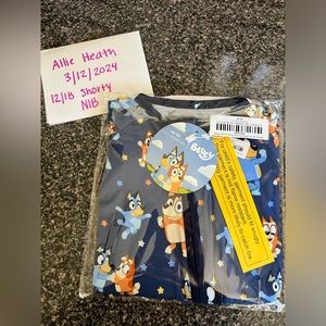 NIB little sleepies shorty 12/18m